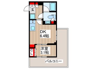 クレヴィアリグゼ日暮里の物件間取画像